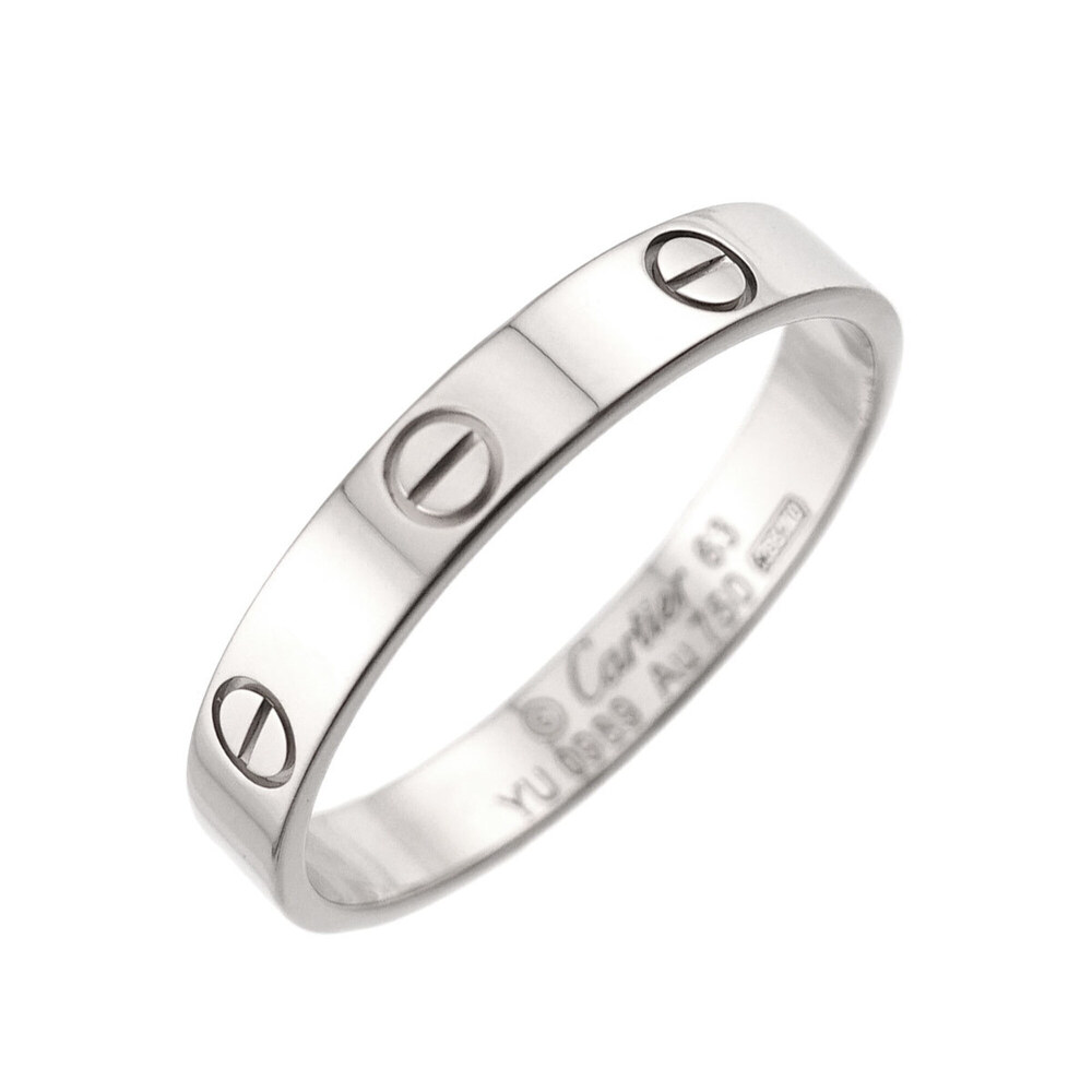 Cartier Mini Love Ring #63, 18K WG (White Gold 750)